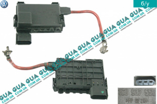 Блок предохранителей VW / ВОЛЬКС ВАГЕН TRANSPORTER IV 1990-2003 / ТРАНСПОРТЕР 4 90-03 1.9TD (1896 куб.см.)