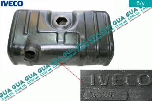 Топливный бак пластик 70л Iveco / ИВЕКО DAILY II 1989-1999 / ДЭЙЛИ Е2 89-99 2.5D (2499 куб.см.)