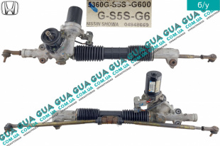 Рулевая рейка c электроусилителем ( ЭУР ) Honda / ХОНДА CIVIC VII 2000-2006 1.7 (1668 куб. см.)